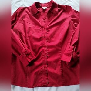Worthington Ladies Button Up Blouse. Size 16. Long Sleeves.